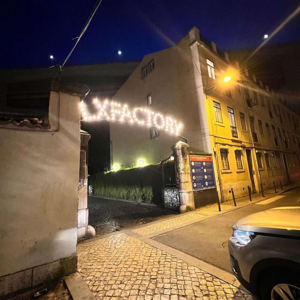 The entrance to LX Factory, Lisbon