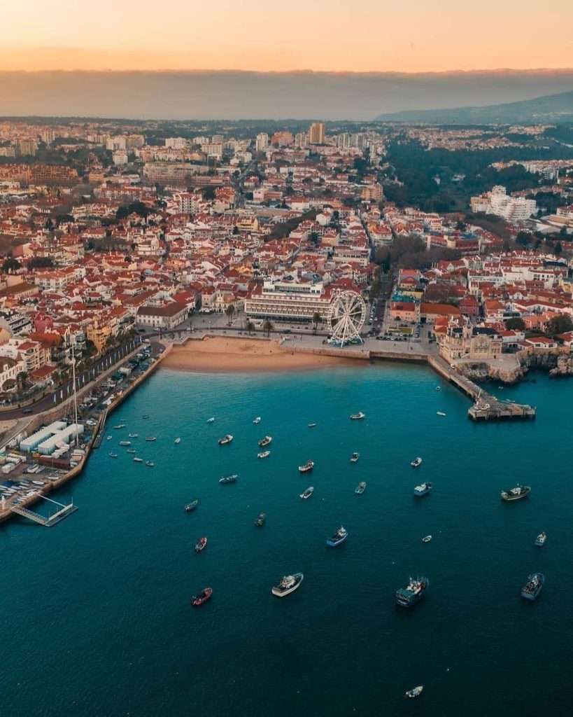 Cascais from the sky - what to do in cascais for a day