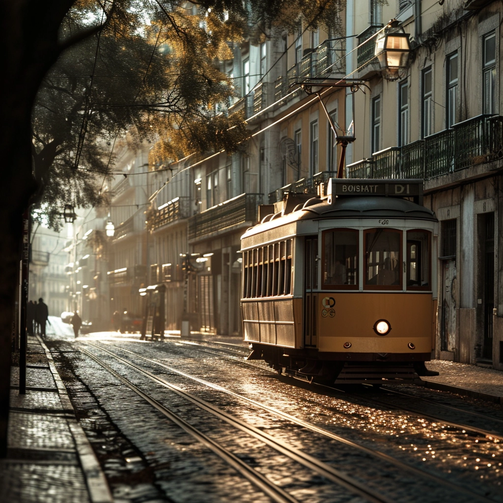 Morning Lisbon Tram